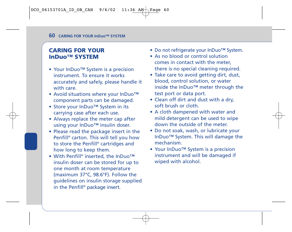 Lifescan In Duo User Manual | Page 60 / 90