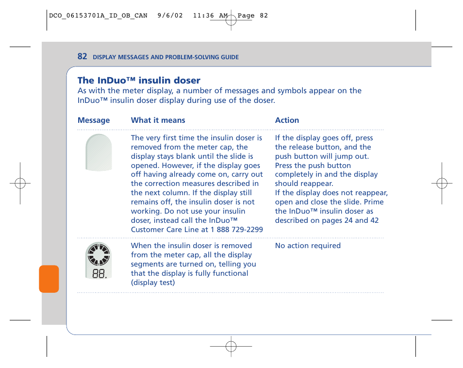 Lifescan In Duo User Manual | Page 82 / 90