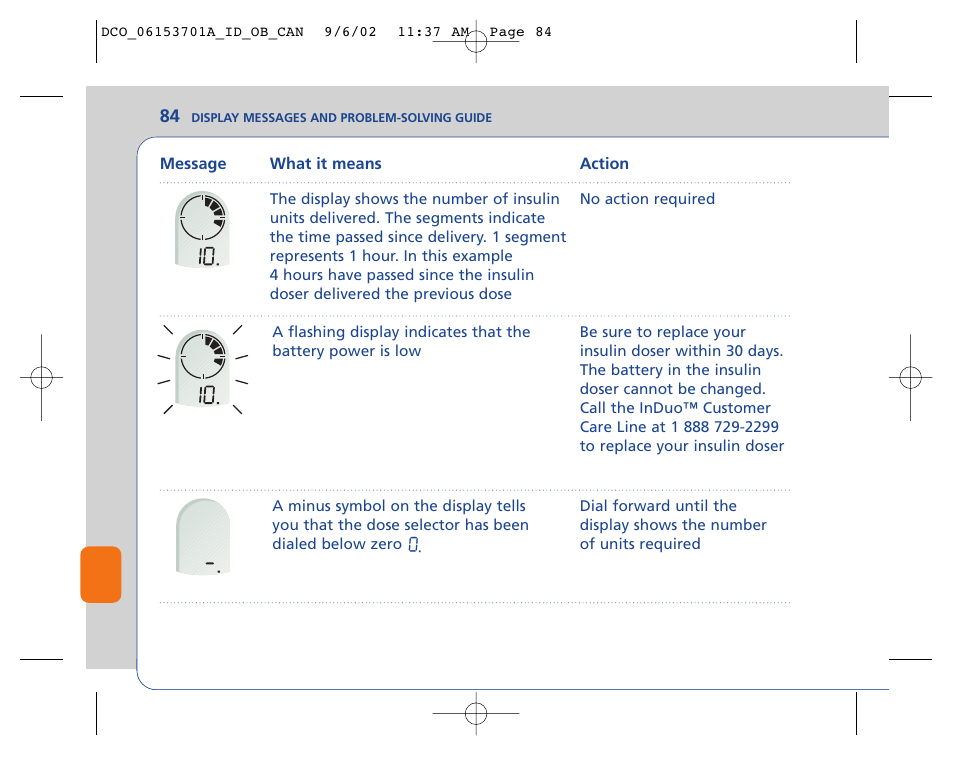 Lifescan In Duo User Manual | Page 84 / 90