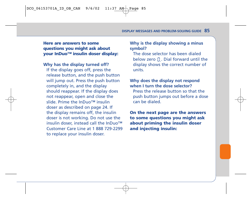 Lifescan In Duo User Manual | Page 85 / 90