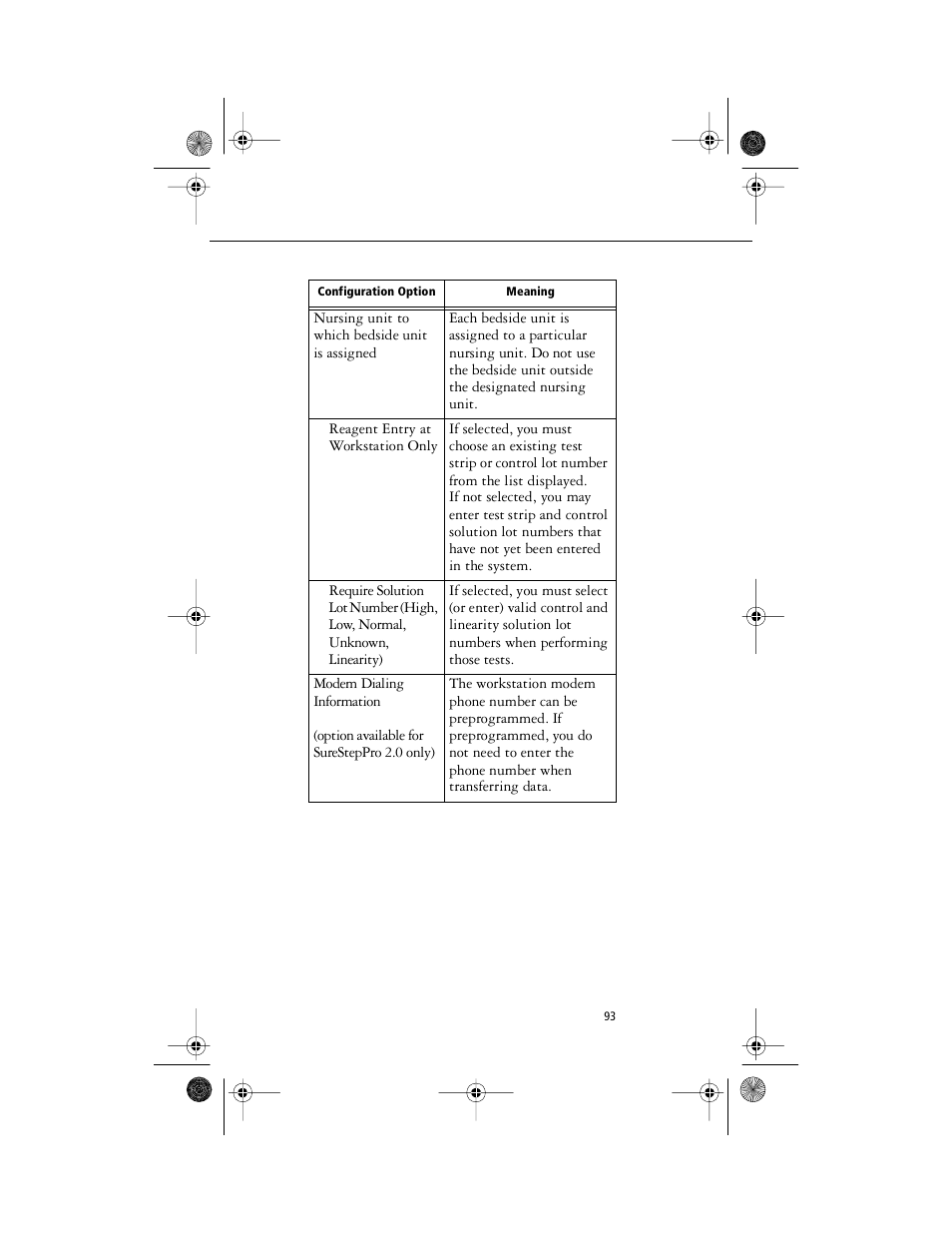 Lifescan SureStep Pro User Manual | Page 105 / 117