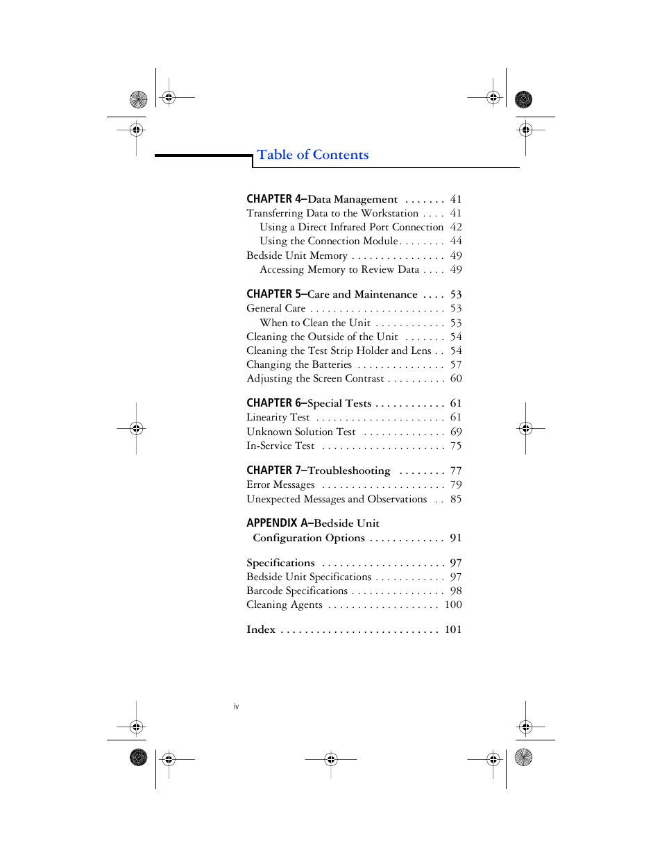 Lifescan SureStep Pro User Manual | Page 6 / 117