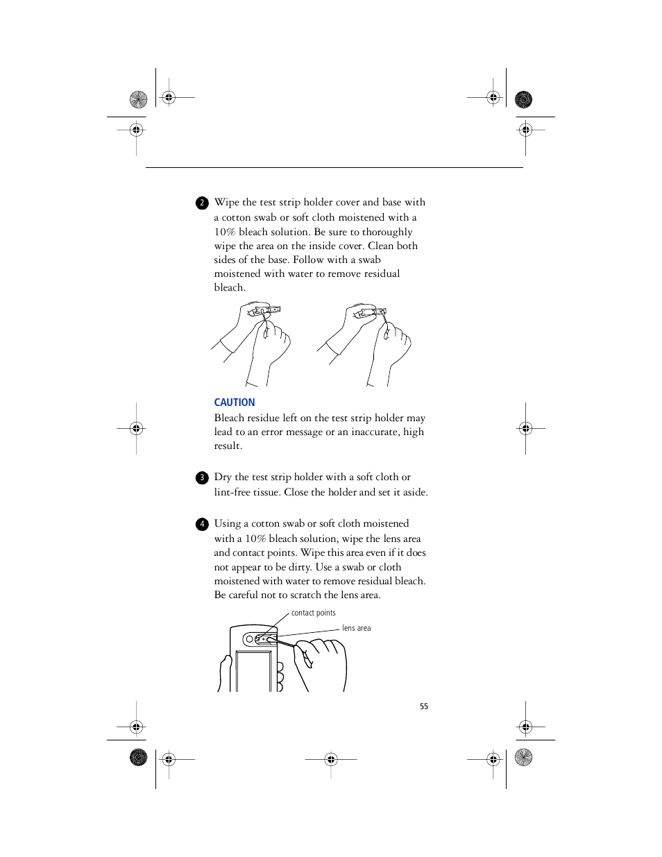 Caution* - caution | Lifescan SureStep Pro User Manual | Page 67 / 117