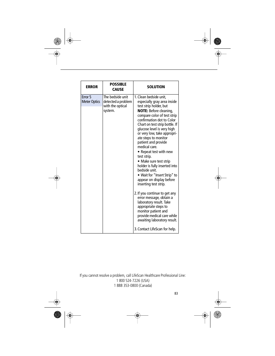 Lifescan SureStep Pro User Manual | Page 95 / 117