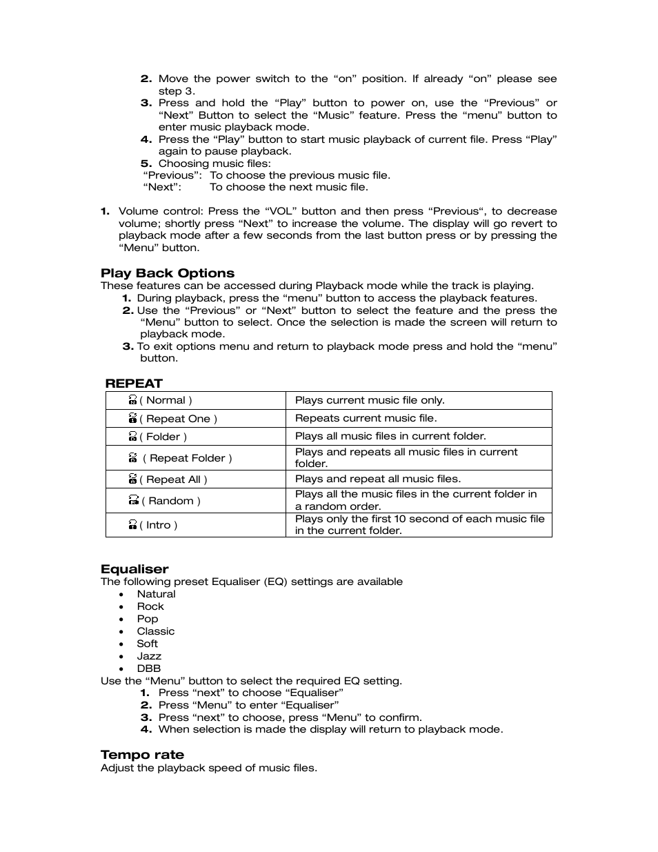 Laser Mini Mate MP3-2GA8 User Manual | Page 3 / 7
