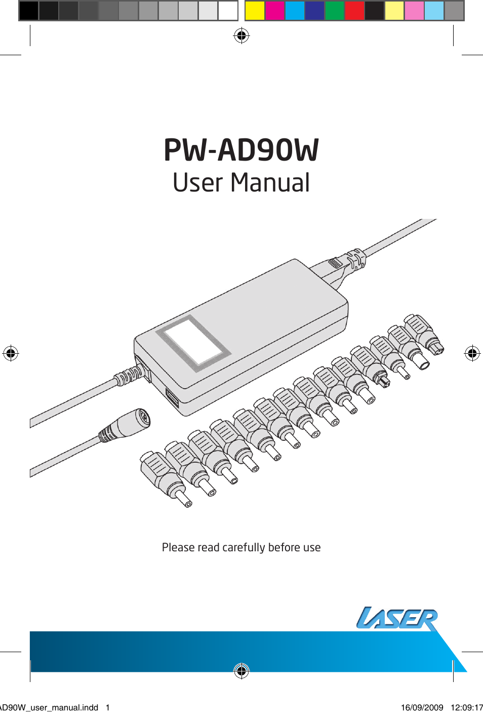 Laser PW-AD90W User Manual | 5 pages