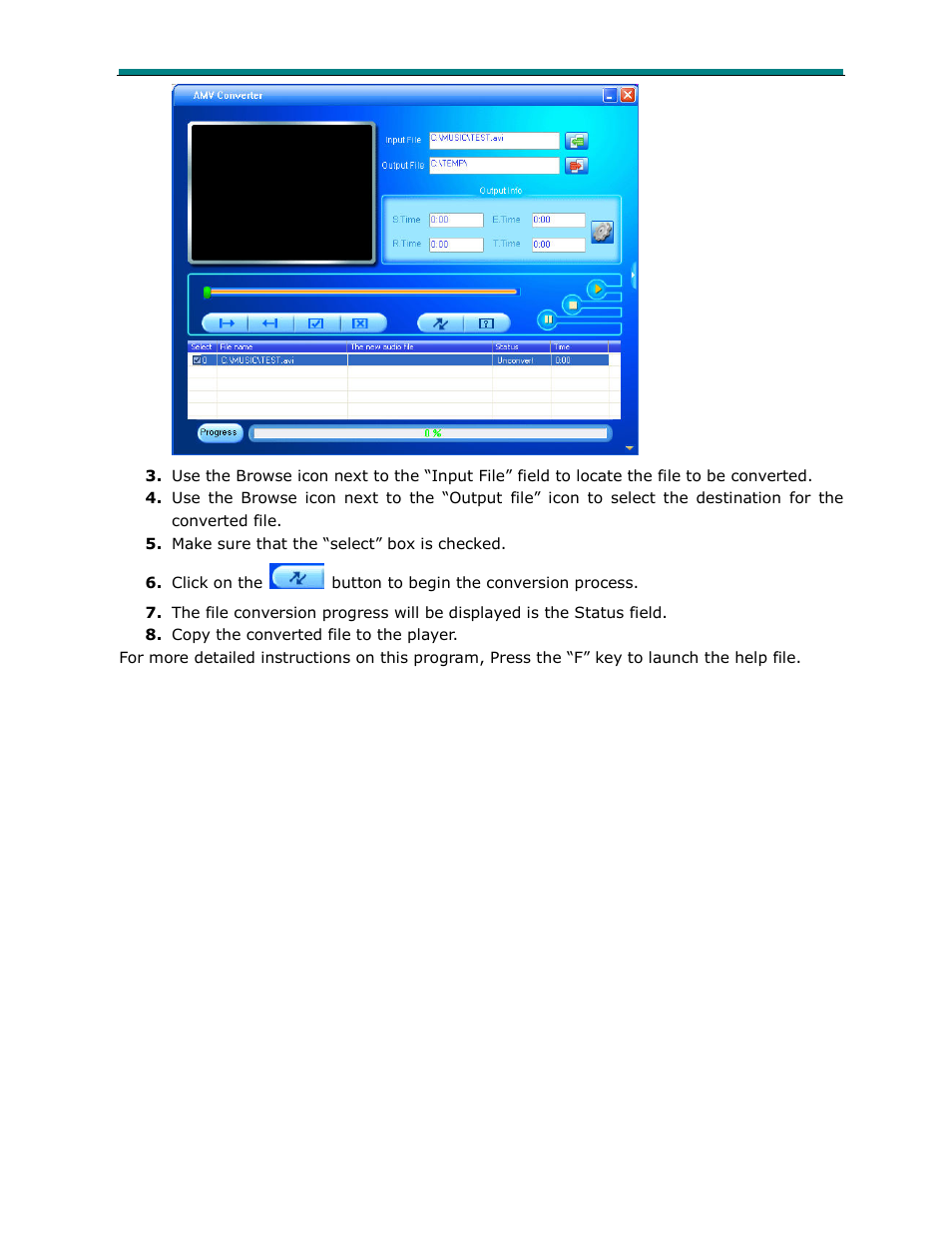 Laser Video 2 Go MP4-P13 User Manual | Page 10 / 11