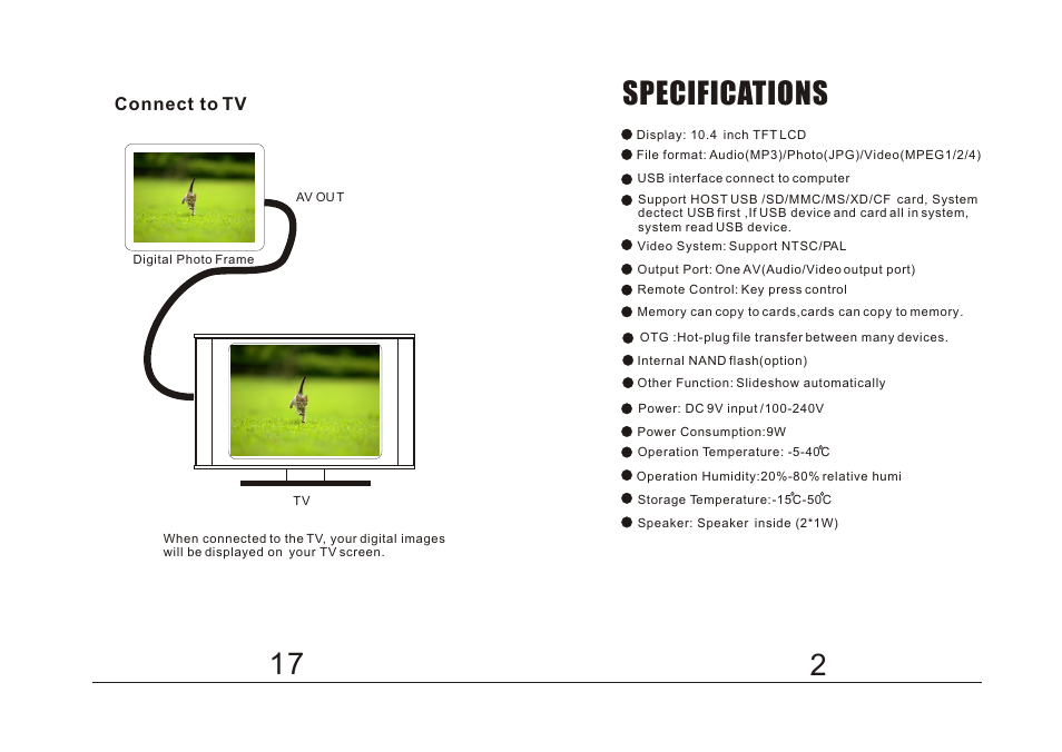 Т³гж 3, 2specifications | Laser Hithot AM104L2007032801 User Manual | Page 3 / 10