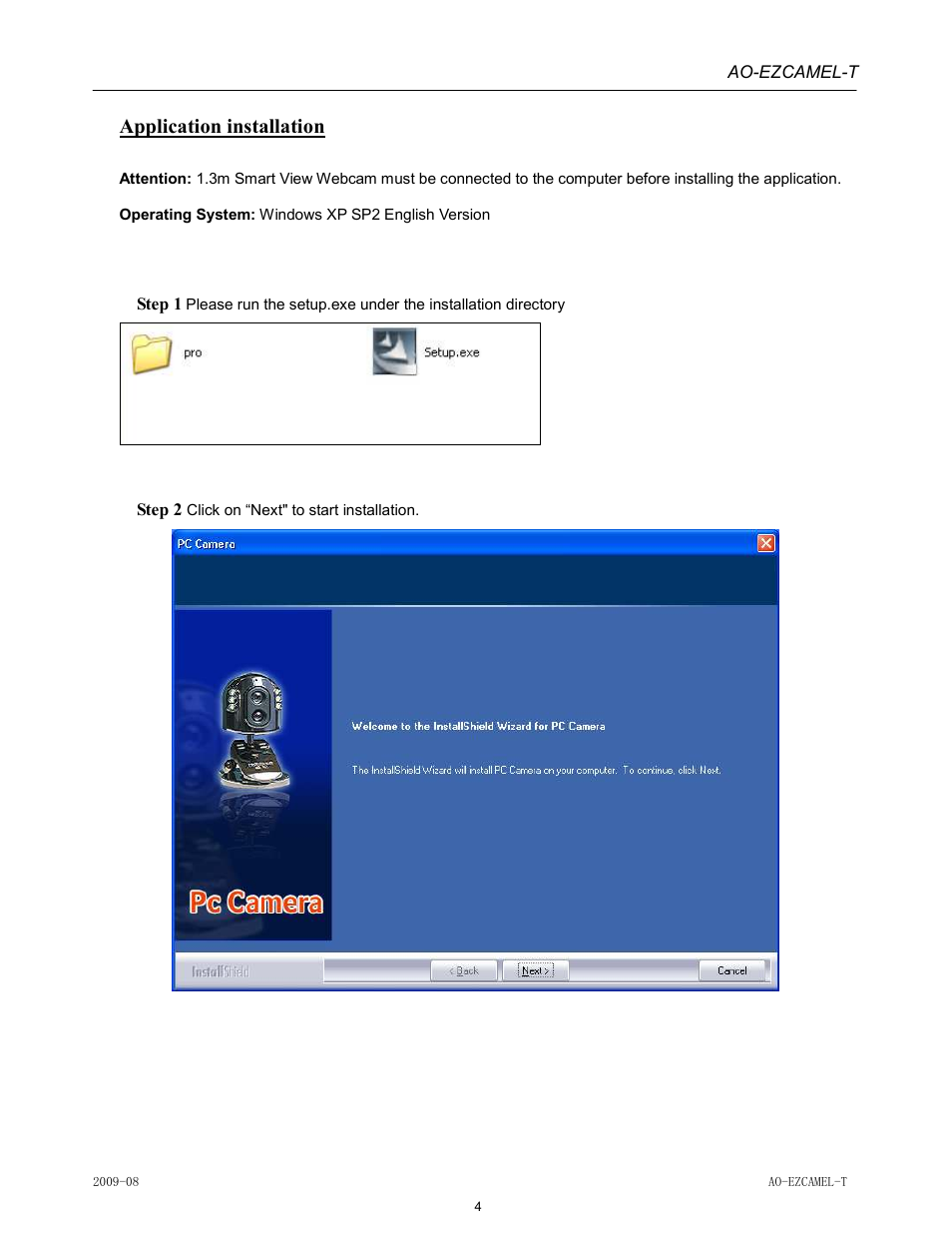 Laser AO-EZCAMEL-T User Manual | Page 4 / 7