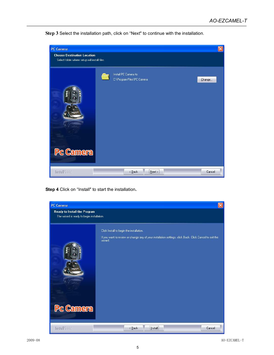 Laser AO-EZCAMEL-T User Manual | Page 5 / 7