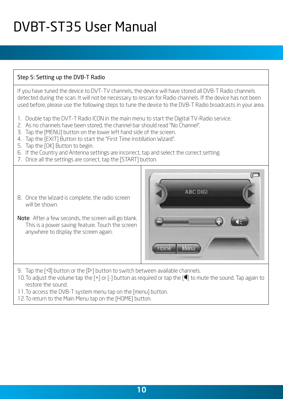Dvbt-st35 user manual | Laser DVBT-ST35 User Manual | Page 10 / 20