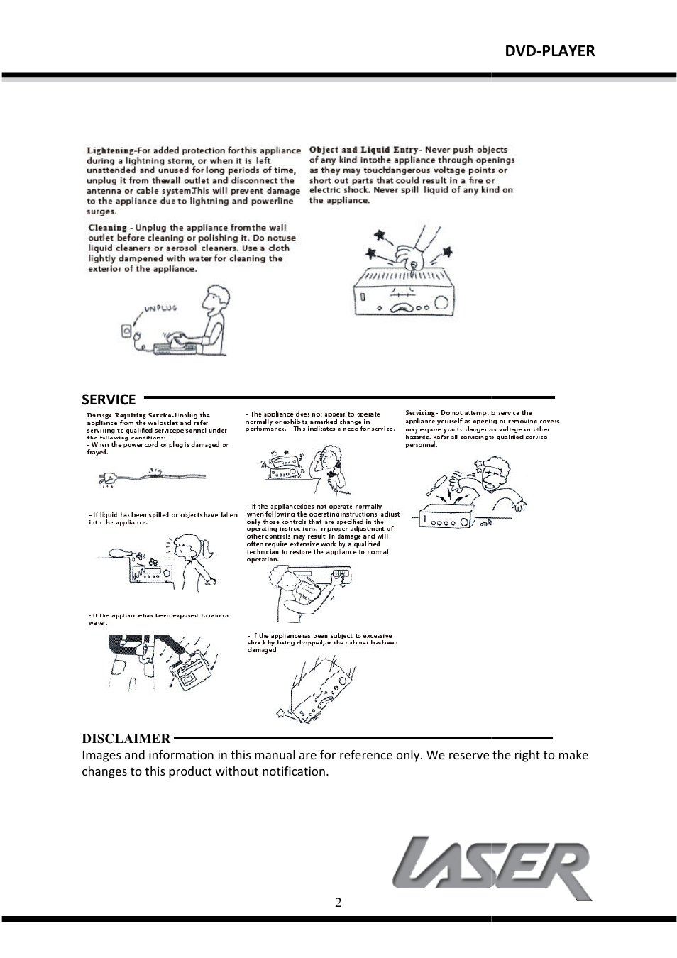 Dvd-player | Laser DVD-HD007 User Manual | Page 3 / 10