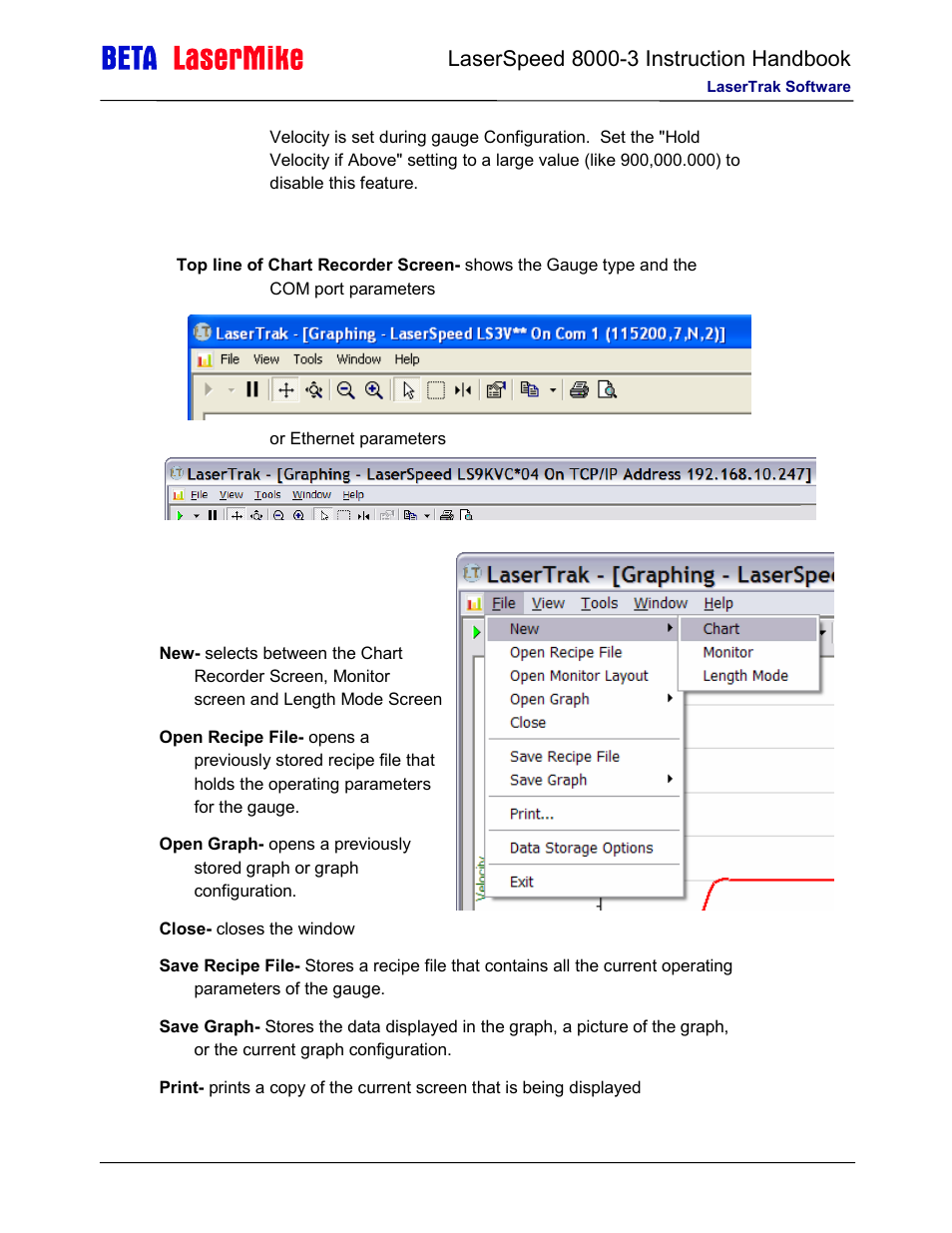 Laser beta lasermike LS8000-3 User Manual | Page 101 / 221