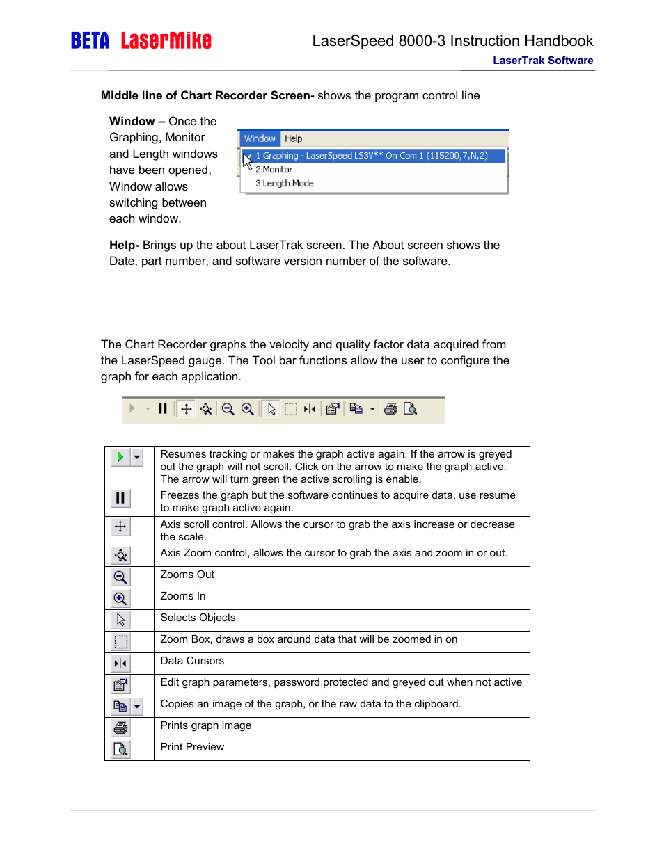 Laser beta lasermike LS8000-3 User Manual | Page 114 / 221