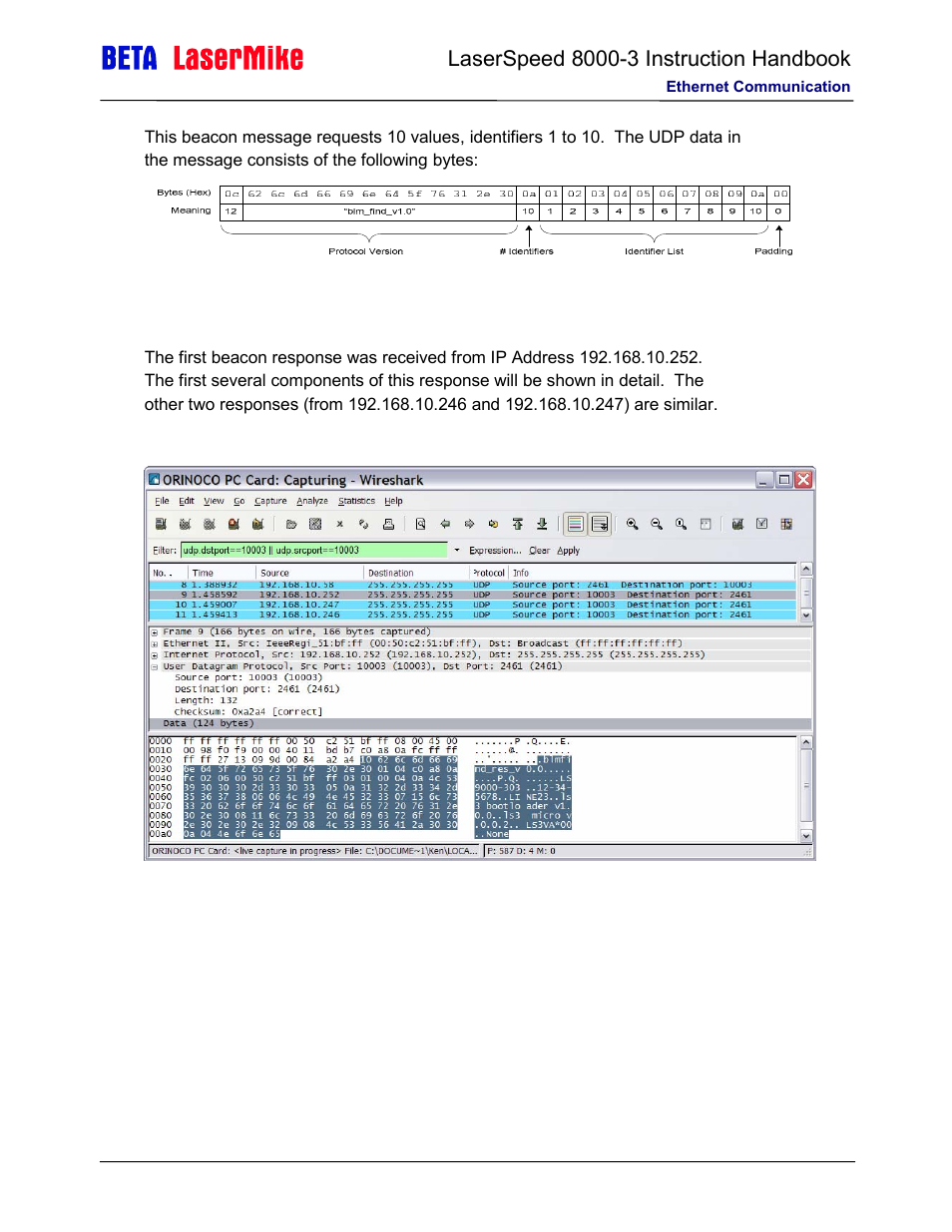 Laser beta lasermike LS8000-3 User Manual | Page 179 / 221