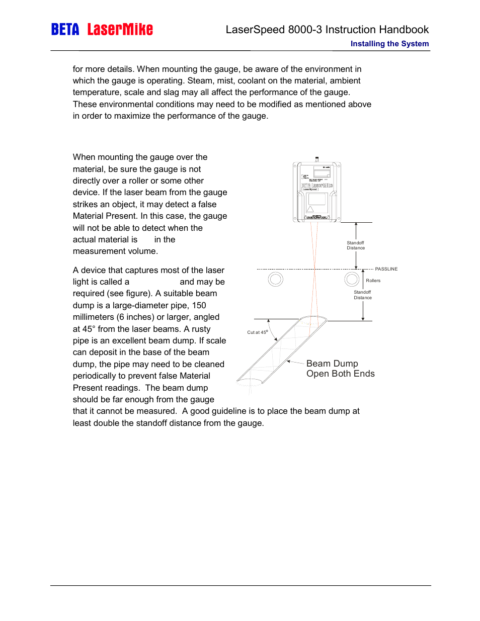 Laser beta lasermike LS8000-3 User Manual | Page 19 / 221