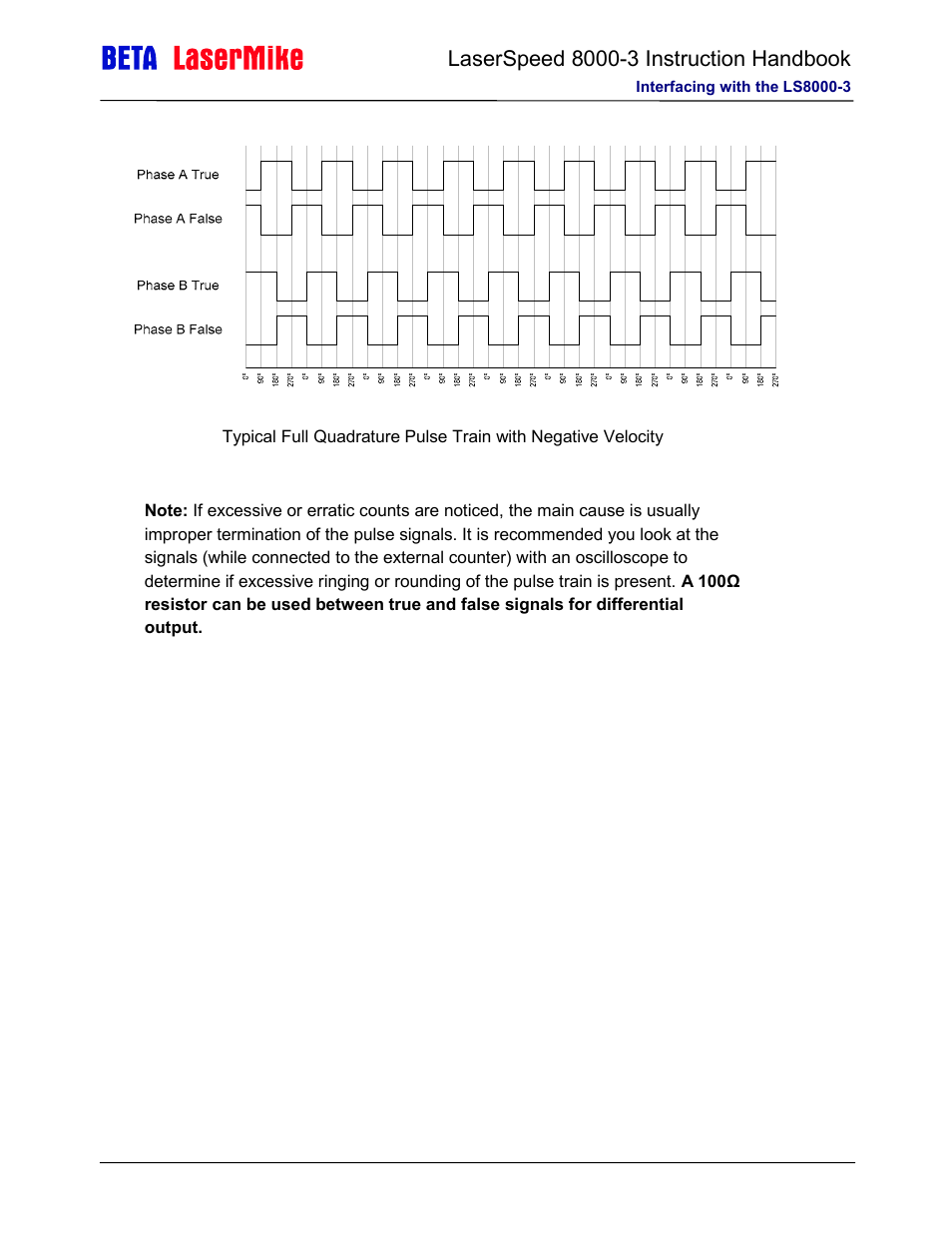 Laser beta lasermike LS8000-3 User Manual | Page 40 / 221