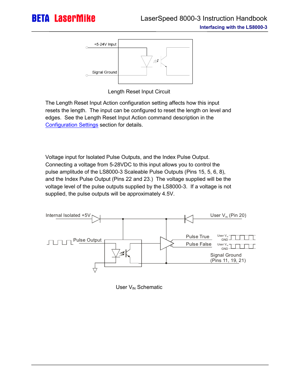 Laser beta lasermike LS8000-3 User Manual | Page 54 / 221