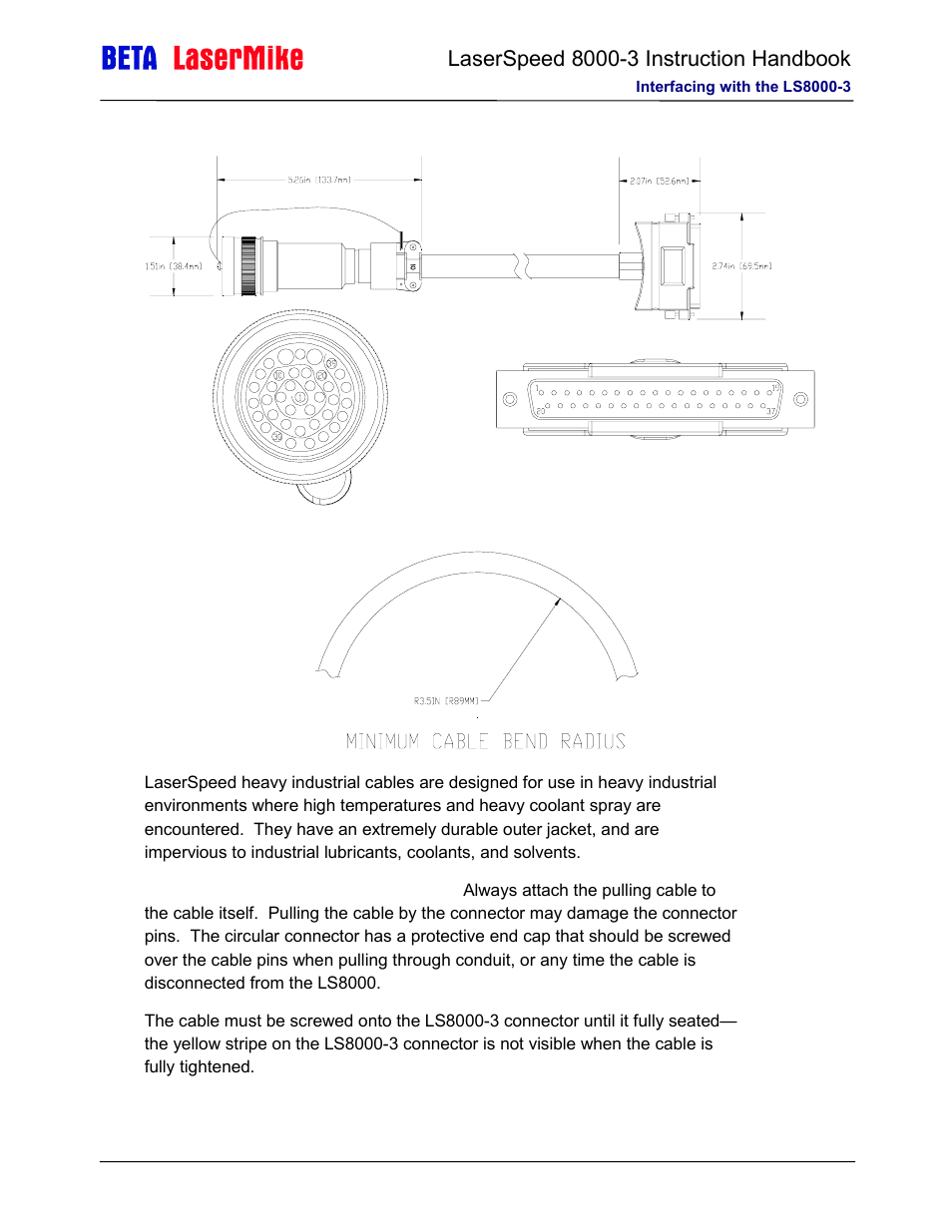 Laser beta lasermike LS8000-3 User Manual | Page 62 / 221