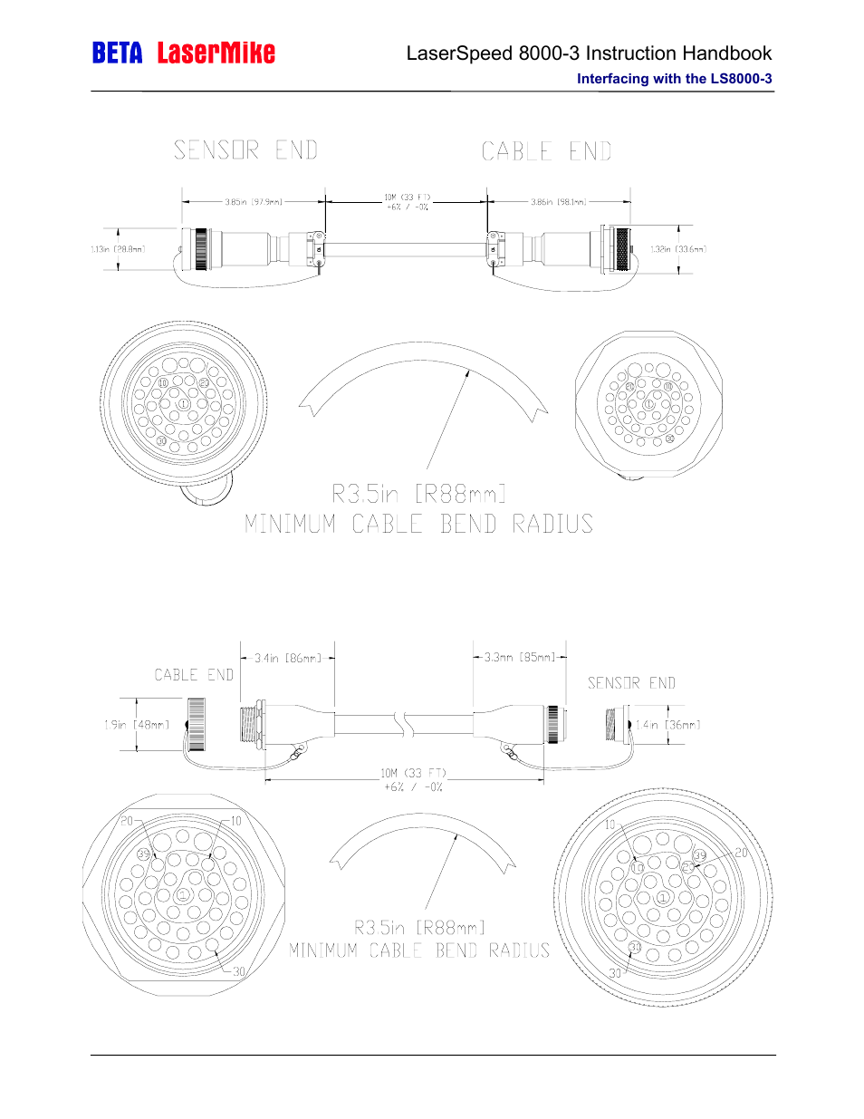 Laser beta lasermike LS8000-3 User Manual | Page 64 / 221