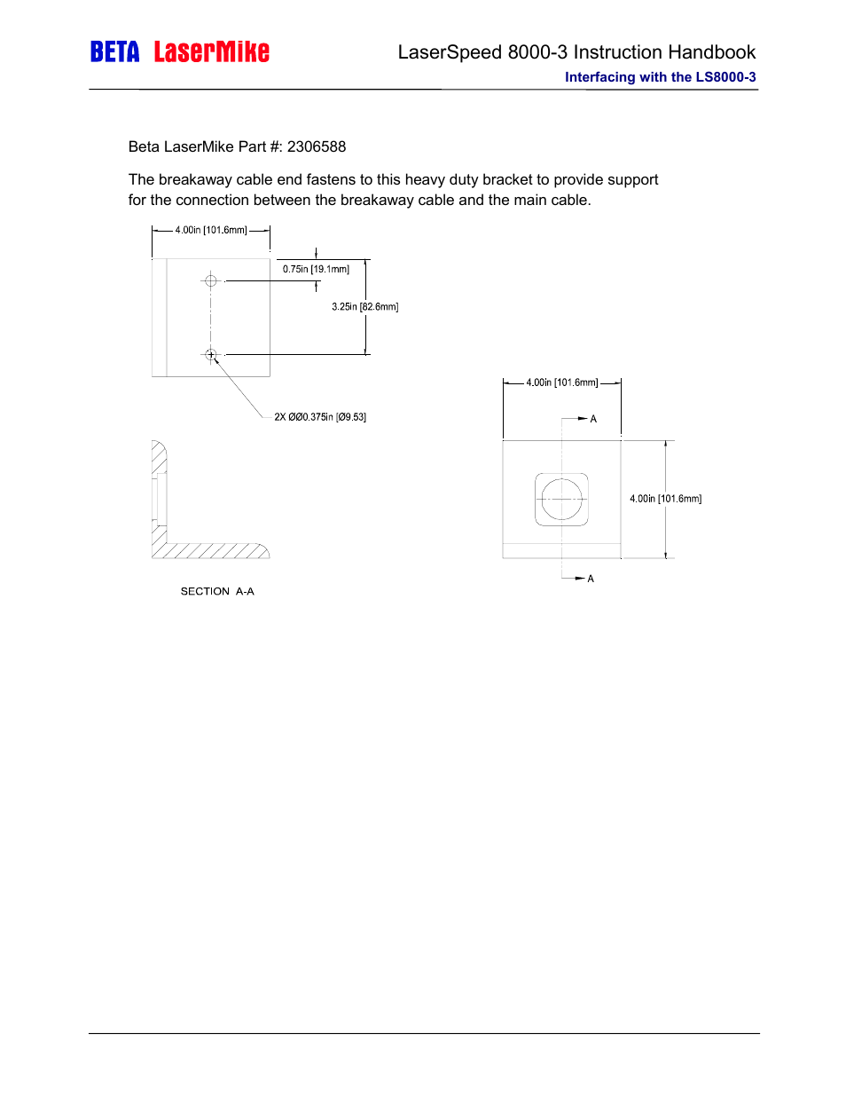 Laser beta lasermike LS8000-3 User Manual | Page 65 / 221