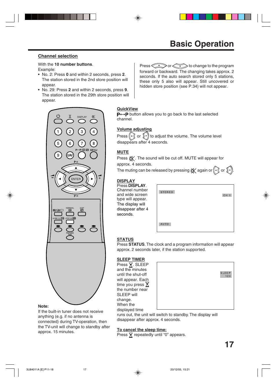 17 basic operation | Lenco Marine PL 4201 User Manual | Page 17 / 40