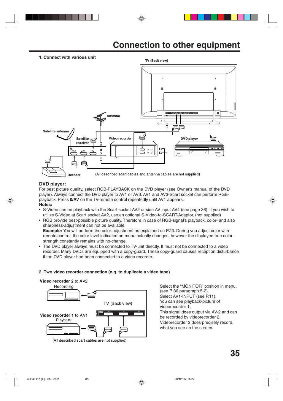 Connection to other equipment | Lenco Marine PL 4201 User Manual | Page 35 / 40