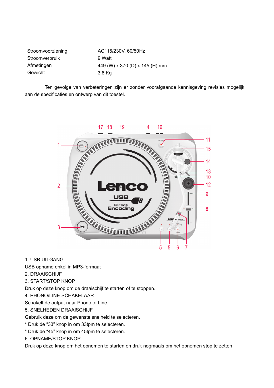 Lenco Marine L-80 USB User Manual | Page 22 / 45