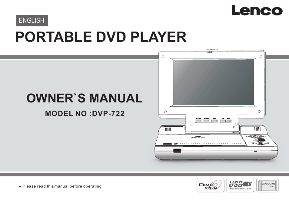 Lenco Marine DVP-722 User Manual | 33 pages