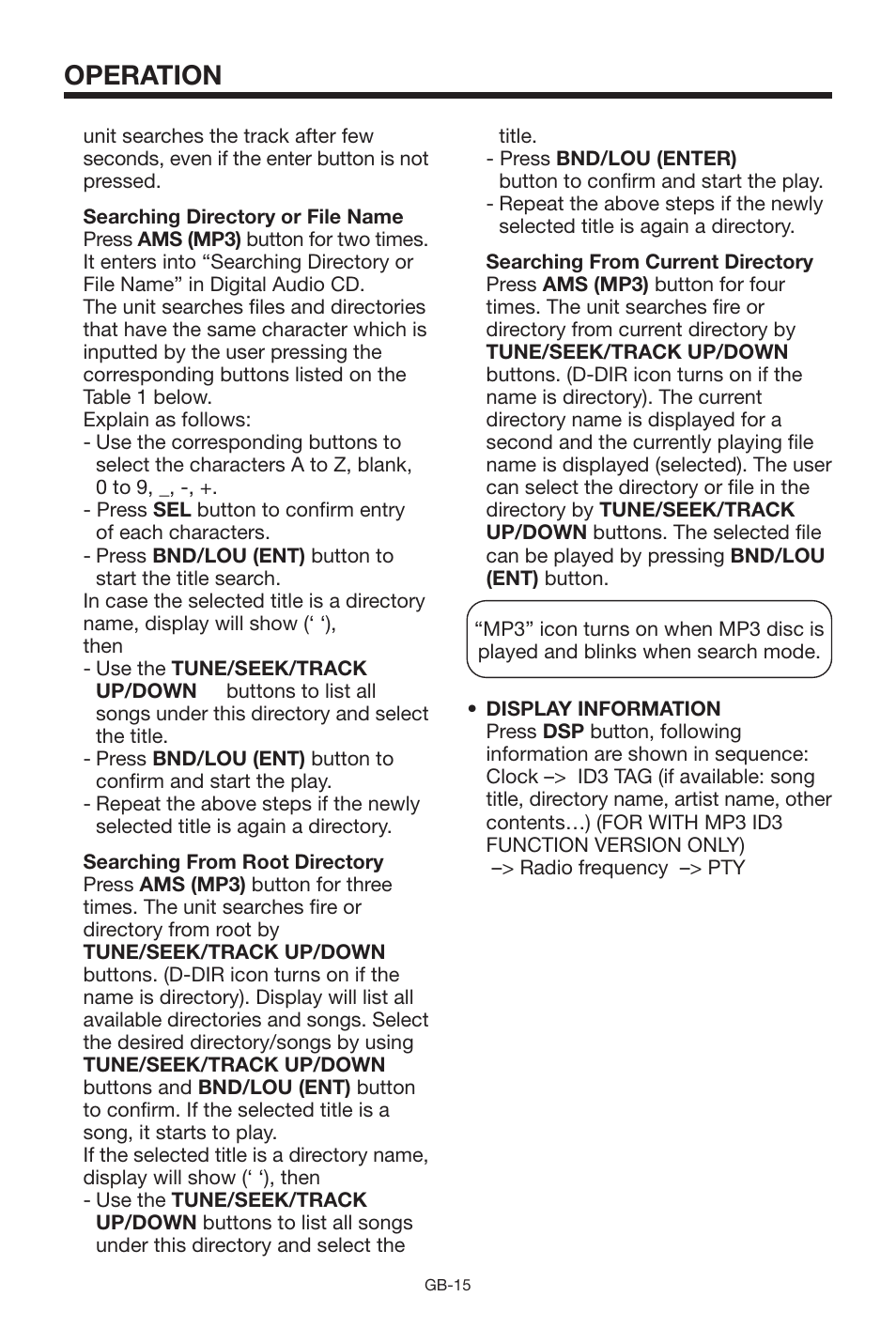 Operation | Lenco Marine CS-1004 User Manual | Page 15 / 19