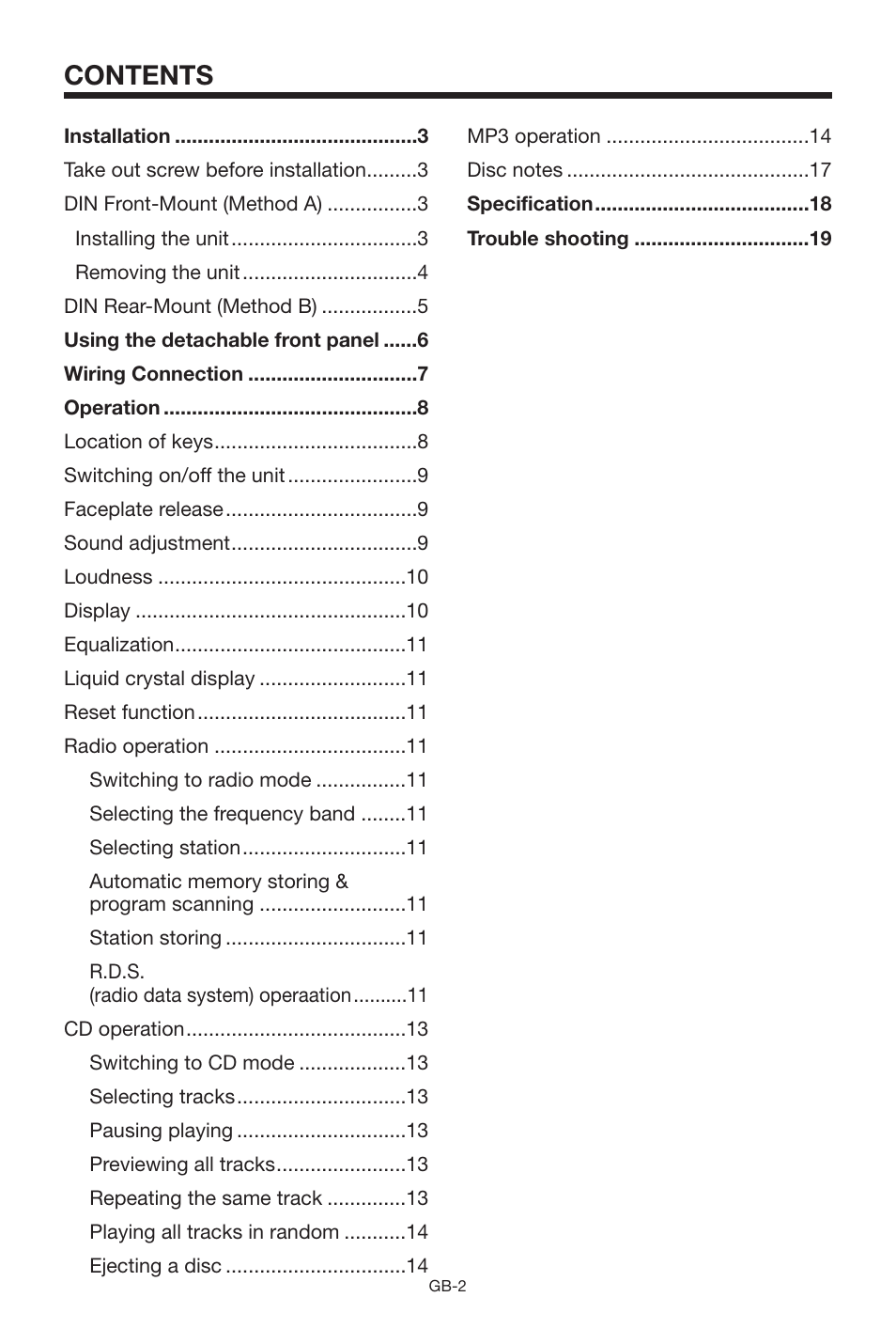 Lenco Marine CS-1004 User Manual | Page 2 / 19