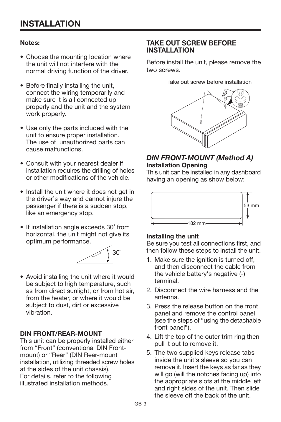 Installation | Lenco Marine CS-1004 User Manual | Page 3 / 19