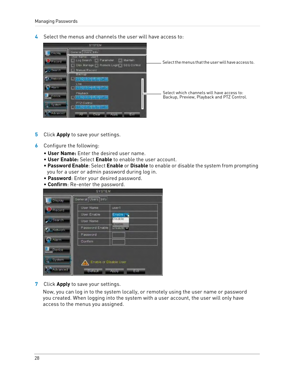 LOREX Technology DIGITAL VIDEO SURVEILLANCE RECORDER LH010 ECO BLACKBOX SERIES User Manual | Page 44 / 128