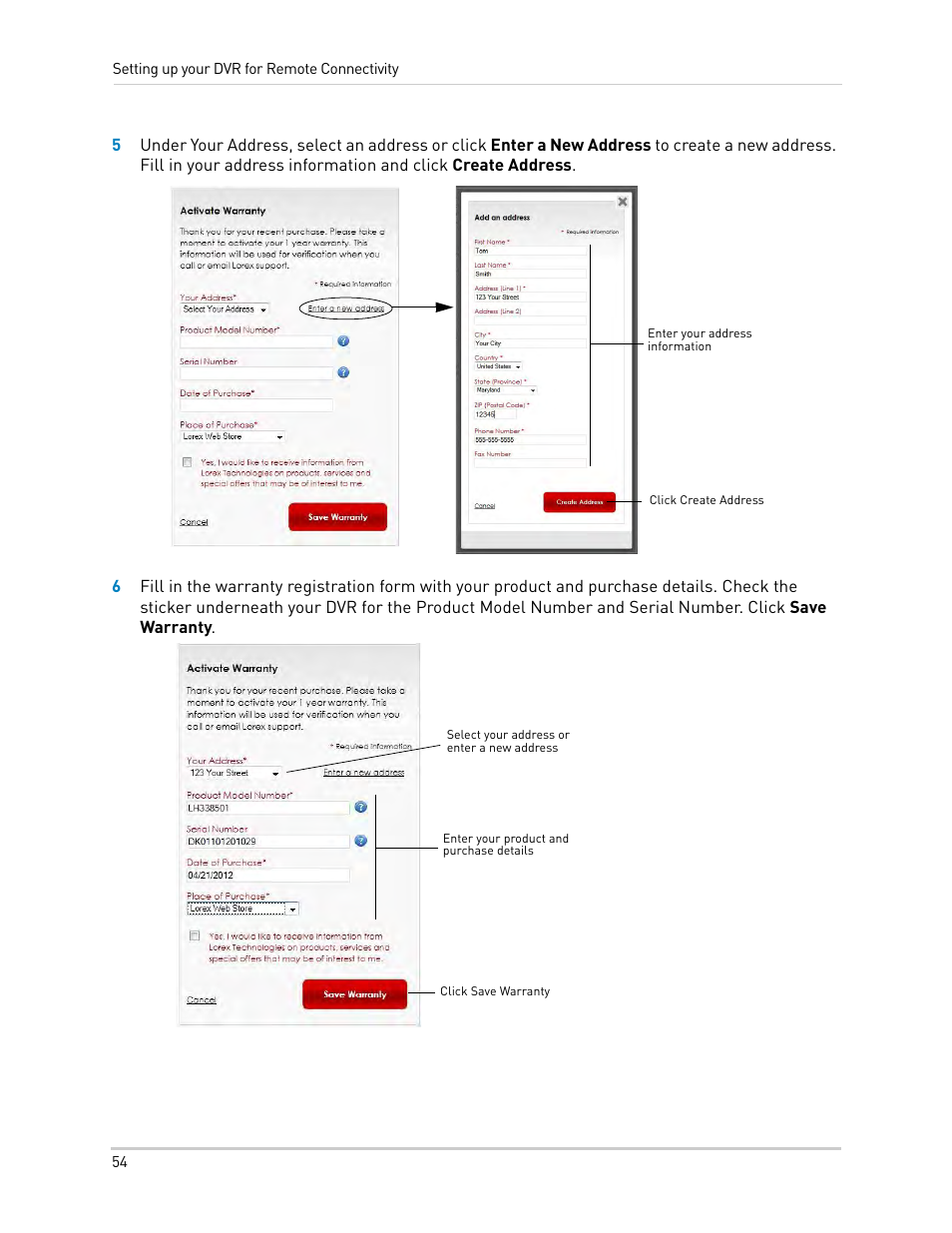 LOREX Technology DIGITAL VIDEO SURVEILLANCE RECORDER LH010 ECO BLACKBOX SERIES User Manual | Page 70 / 128