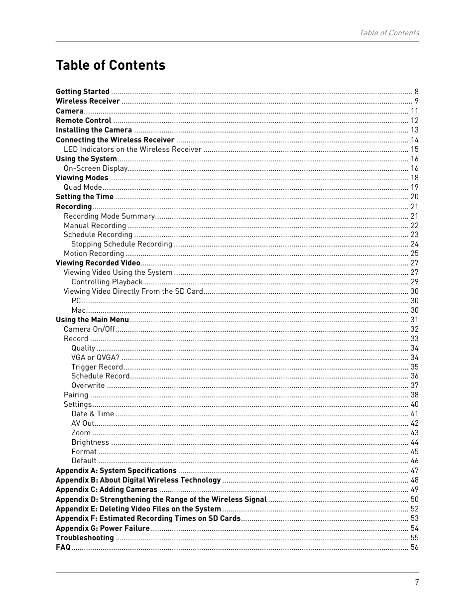 LOREX Technology LW2301 User Manual | Page 11 / 64