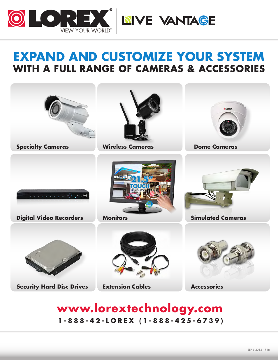 Expand and customize your system, With a full range of cameras & accessories | LOREX Technology LH330 EDGE2 User Manual | Page 144 / 144