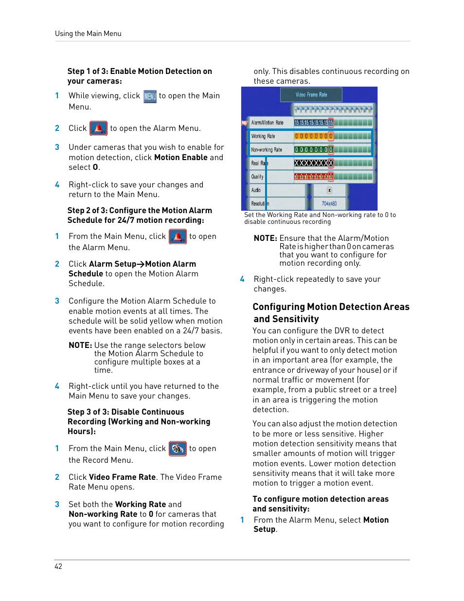 Configuring motion detection areas and sensitivity | LOREX Technology LH330 EDGE2 User Manual | Page 60 / 144