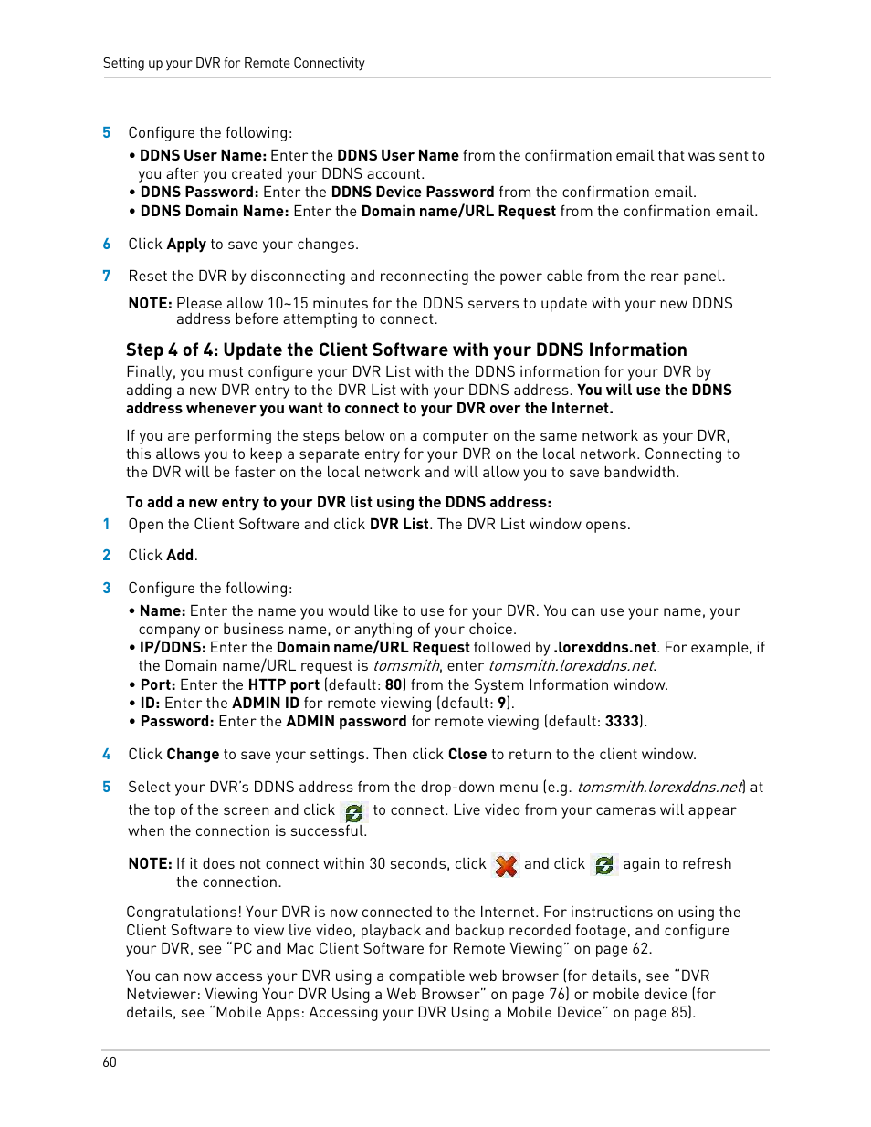 LOREX Technology LH330 EDGE2 User Manual | Page 78 / 144