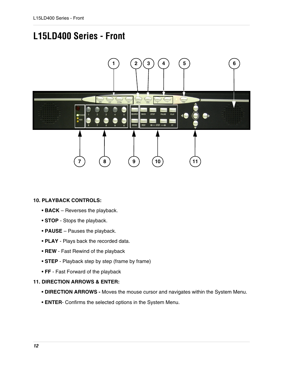 LOREX Technology L15LD400 User Manual | Page 12 / 59