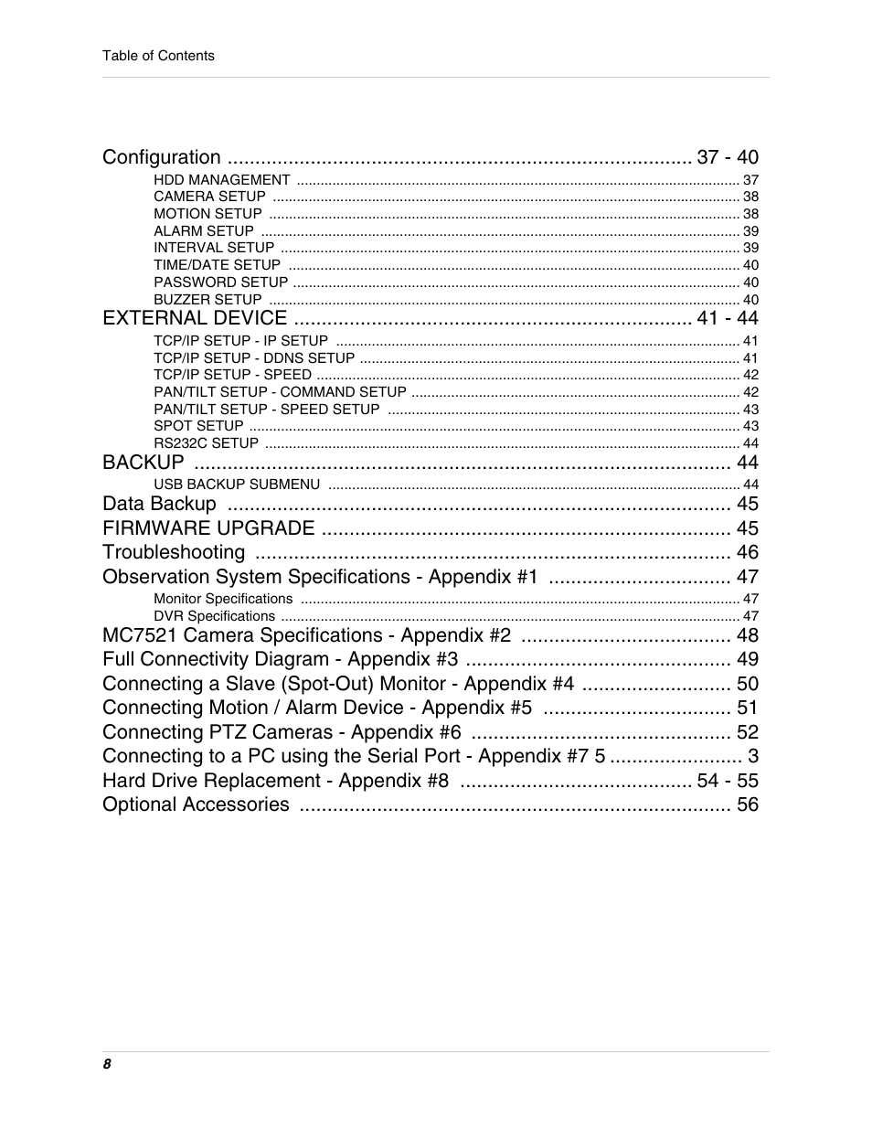 LOREX Technology L15LD400 User Manual | Page 8 / 59