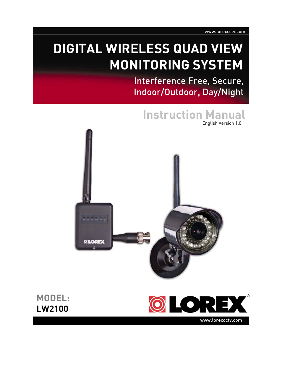 LOREX Technology LW2100 User Manual | 30 pages