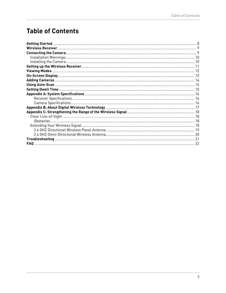 LOREX Technology LW2100 User Manual | Page 11 / 30