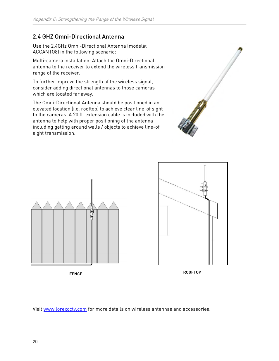 LOREX Technology LW2100 User Manual | Page 24 / 30