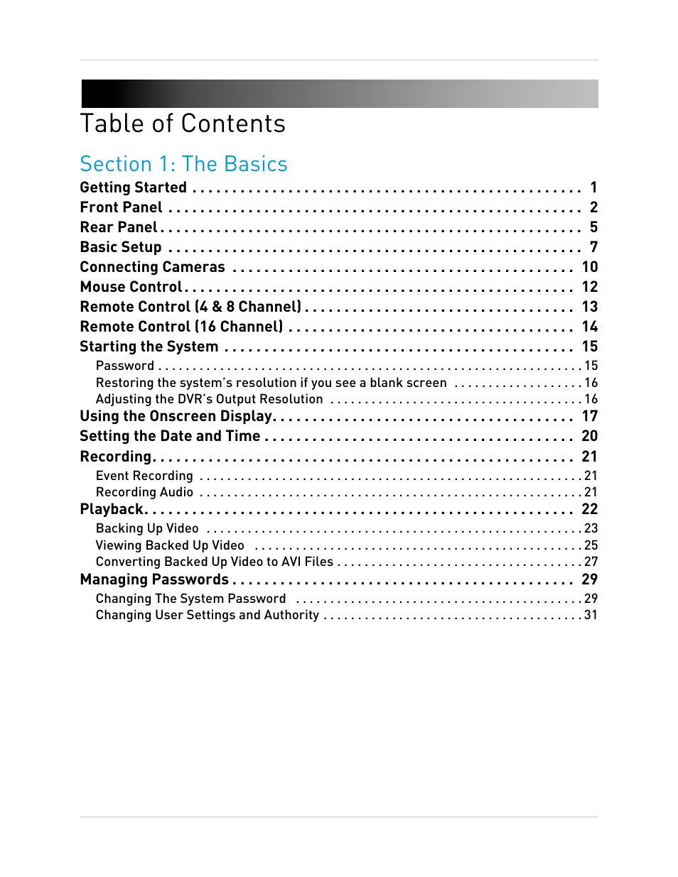 LOREX Technology Lorex Digital Video Surveillance Recorder lh1 10 User Manual | Page 11 / 168