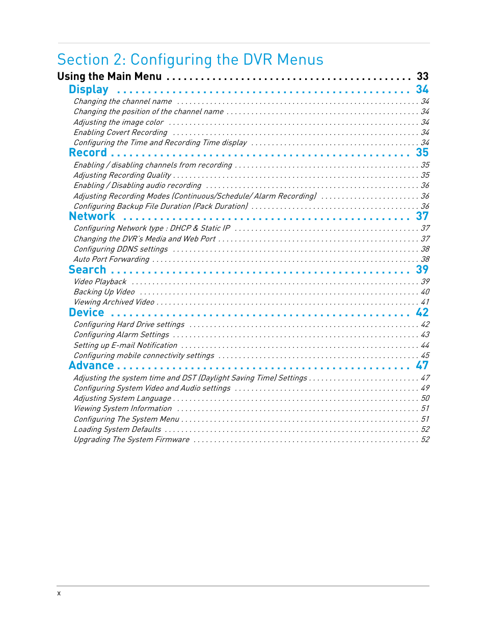 LOREX Technology Lorex Digital Video Surveillance Recorder lh1 10 User Manual | Page 12 / 168