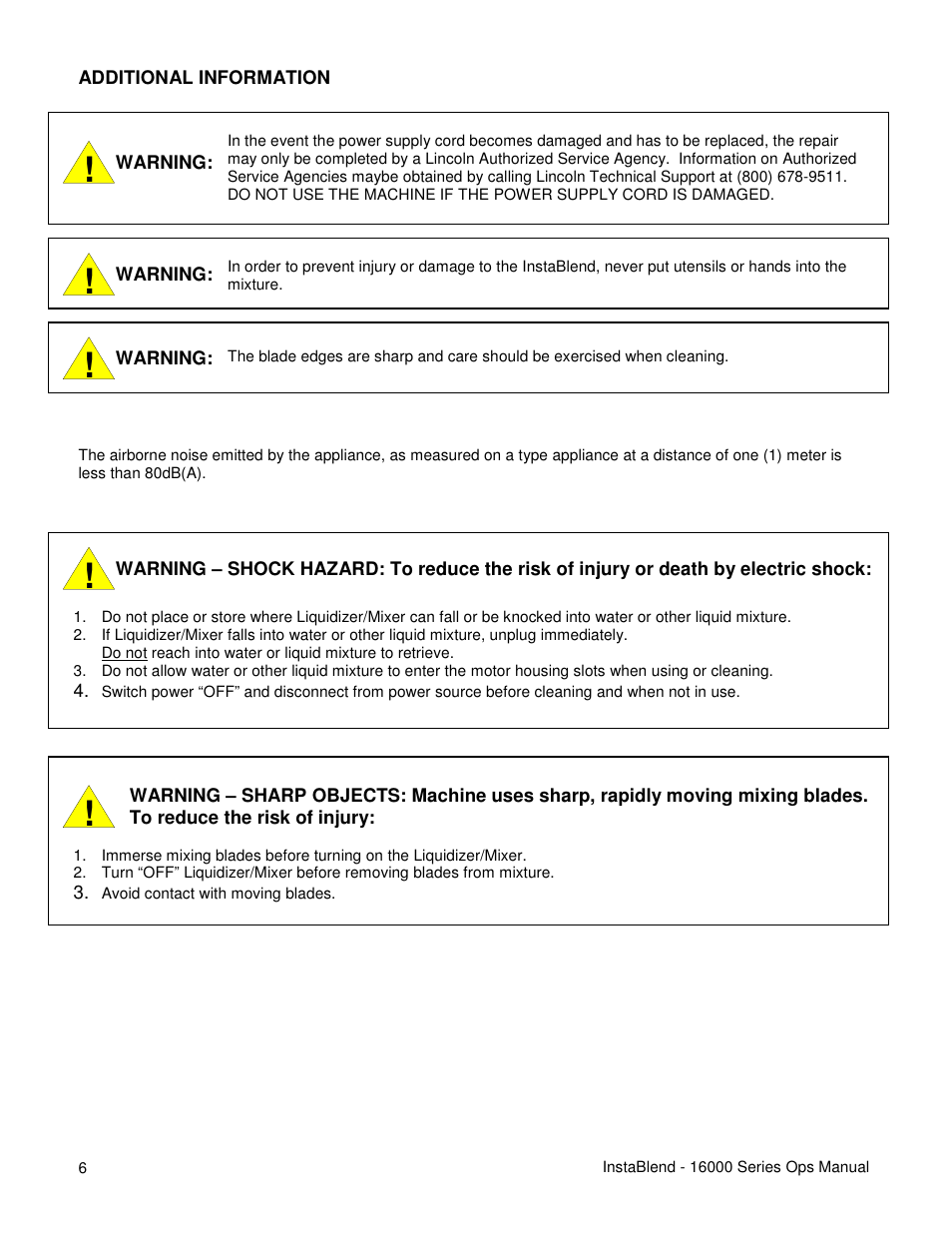 Lincoln REDCO INSTABLEND 16900 User Manual | Page 6 / 16