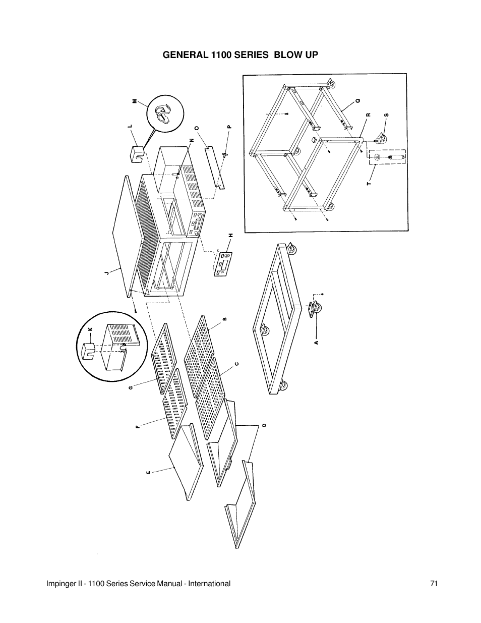 Lincoln Impinger Conveyor Ovens 1100 Series User Manual | Page 71 / 92