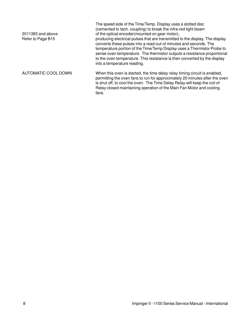 Lincoln Impinger Conveyor Ovens 1100 Series User Manual | Page 8 / 92