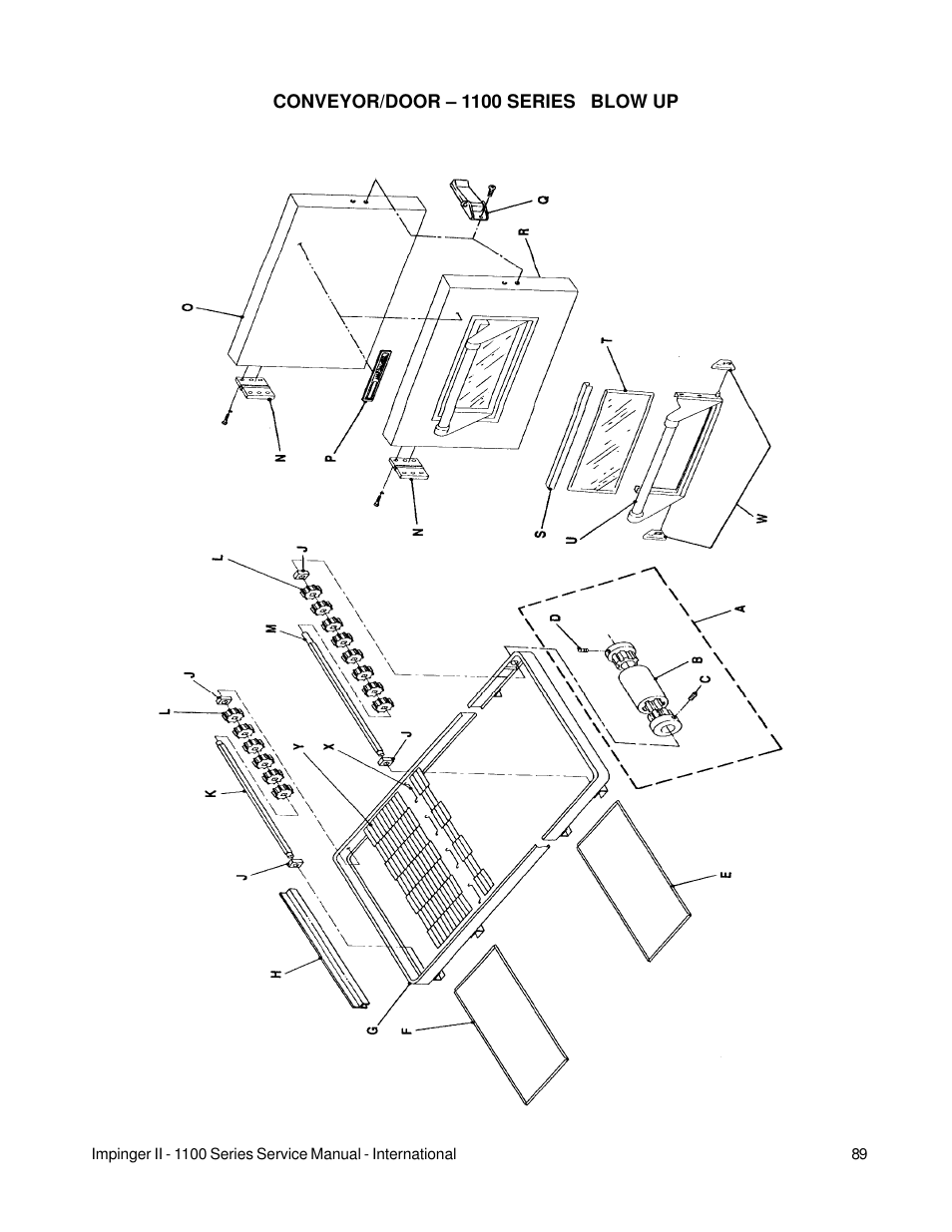 Lincoln Impinger Conveyor Ovens 1100 Series User Manual | Page 89 / 92