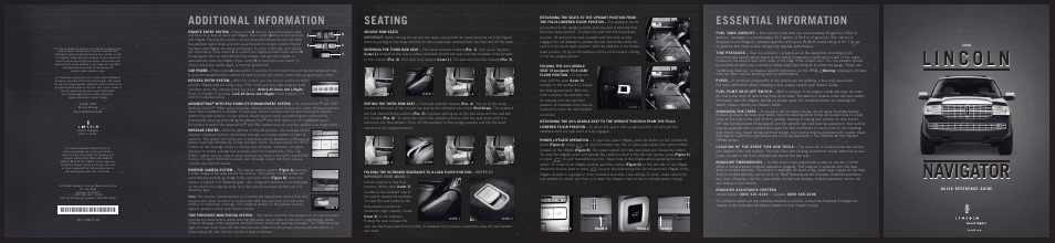 Lincoln Navigator 2008 User Manual | 2 pages